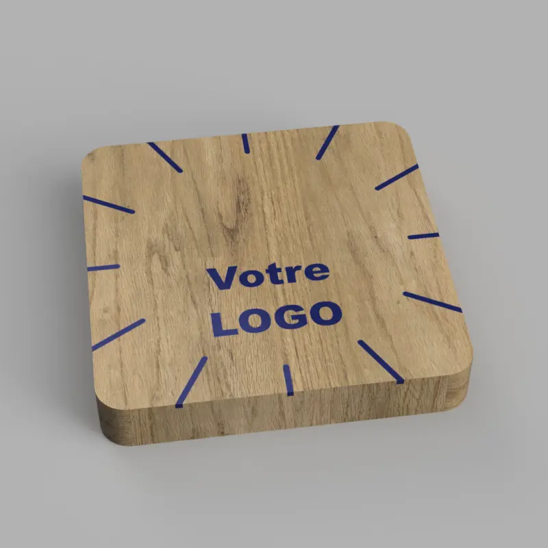 River Table Oliver Epoxy noire 60x50